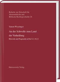 Vorderes Coverbild An der Schwelle zum Land der Verheißung