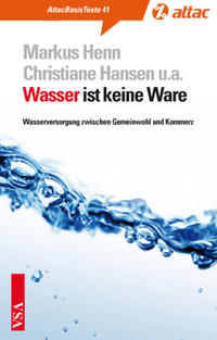 Vorderes Coverbild Wasser ist keine Ware