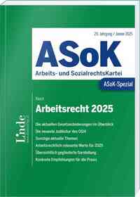 Vorderes Coverbild ASoK-Spezial Arbeitsrecht 2025
