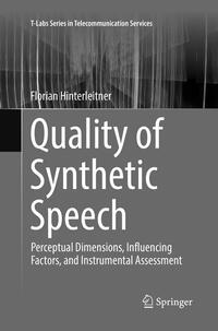 Vorderes Coverbild Quality of Synthetic Speech