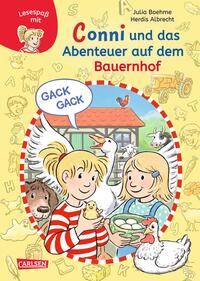 Vorderes Coverbild Lesen lernen mit Conni: Conni und das Abenteuer auf dem Bauernhof