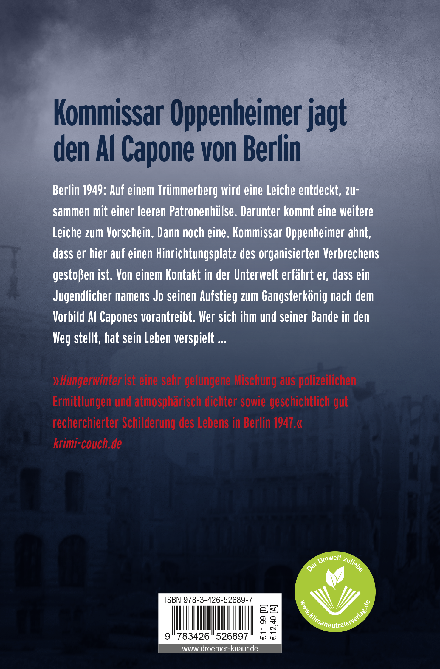 Rückseitencover Trümmertote