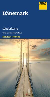 Vorderes Coverbild ADAC Länderkarte Dänemark 1:300.000