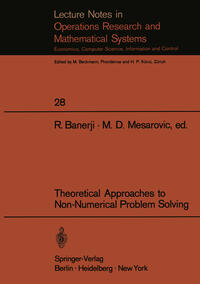 Vorderes Coverbild Theoretical Approaches to Non-Numerical Problem Solving