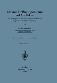 Vorderes Coverbild Chemie für Bauingenieure und Architekten
