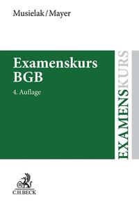 Vorderes Coverbild Examenskurs BGB