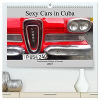 Vorderes Coverbild Sexy Cars in Cuba - Faszinierende Oldtimer in Havanna (hochwertiger Premium Wandkalender 2025 DIN A2 quer), Kunstdruck in Hochglanz
