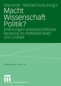 Vorderes Coverbild Macht Wissenschaft Politik?