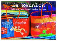 Vorderes Coverbild La Réunion - Vulkane und kreolische Kultur (Tischkalender 2026 DIN A5 quer), CALVENDO Monatskalender