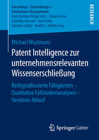Vorderes Coverbild Patent Intelligence zur unternehmensrelevanten Wissenserschließung