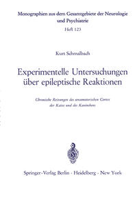 Vorderes Coverbild Experimentelle Untersuchungen über epileptische Reaktionen