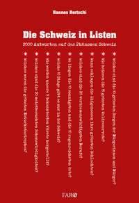 Vorderes Coverbild Die Schweiz in Listen