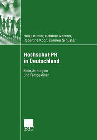 Vorderes Coverbild Hochschul-PR in Deutschland