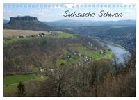Vorderes Coverbild Sächsische Schweiz (Wandkalender 2025 DIN A4 quer), CALVENDO Monatskalender