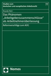 Vorderes Coverbild Das Phänomen "Arbeitgeberzusammenschlüsse" als Arbeitnehmerüberlassung