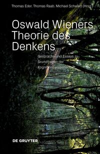 Vorderes Coverbild Oswald Wieners Theorie des Denkens