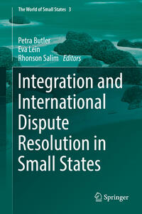 Vorderes Coverbild Integration and International Dispute Resolution in Small States