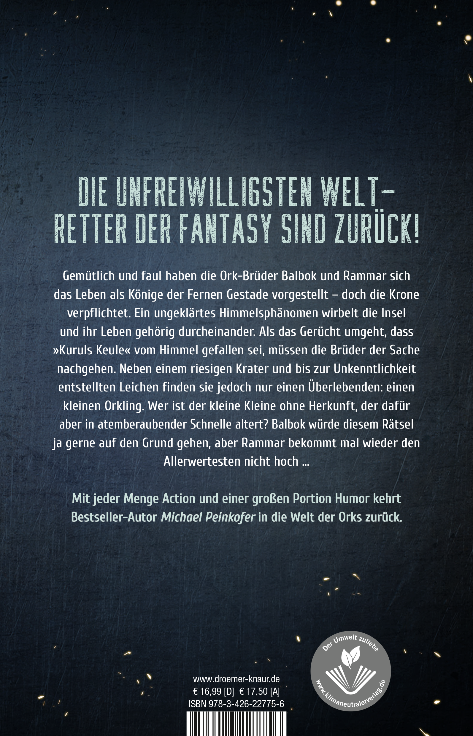 Rückseitencover Die Welt der Orks