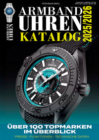 Vorderes Coverbild Armbanduhren Katalog 2025/2026