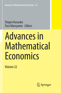 Vorderes Coverbild Advances in Mathematical Economics