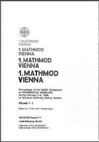 Vorderes Coverbild Proceedings MATHMOD 1994 Vienna Full Papers Volume