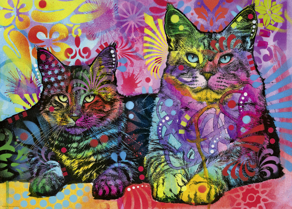 Beispielinhalt (Bild) Devoted 2 Cats Puzzle