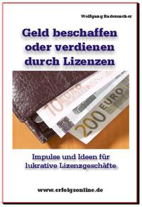 Vorderes Coverbild Geld beschaffen oder finanzieren mit Lizenzen