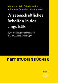 Vorderes Coverbild Wissenschaftliches Arbeiten in der Linguistik