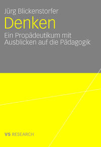 Vorderes Coverbild Denken.