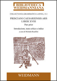 Vorderes Coverbild Prisciani Caesariensis Ars, Liber XVIII, Pars prior