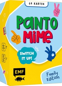Vorderes Coverbild Kartenspiel: Pantomime – Switch it up! – Family Edition