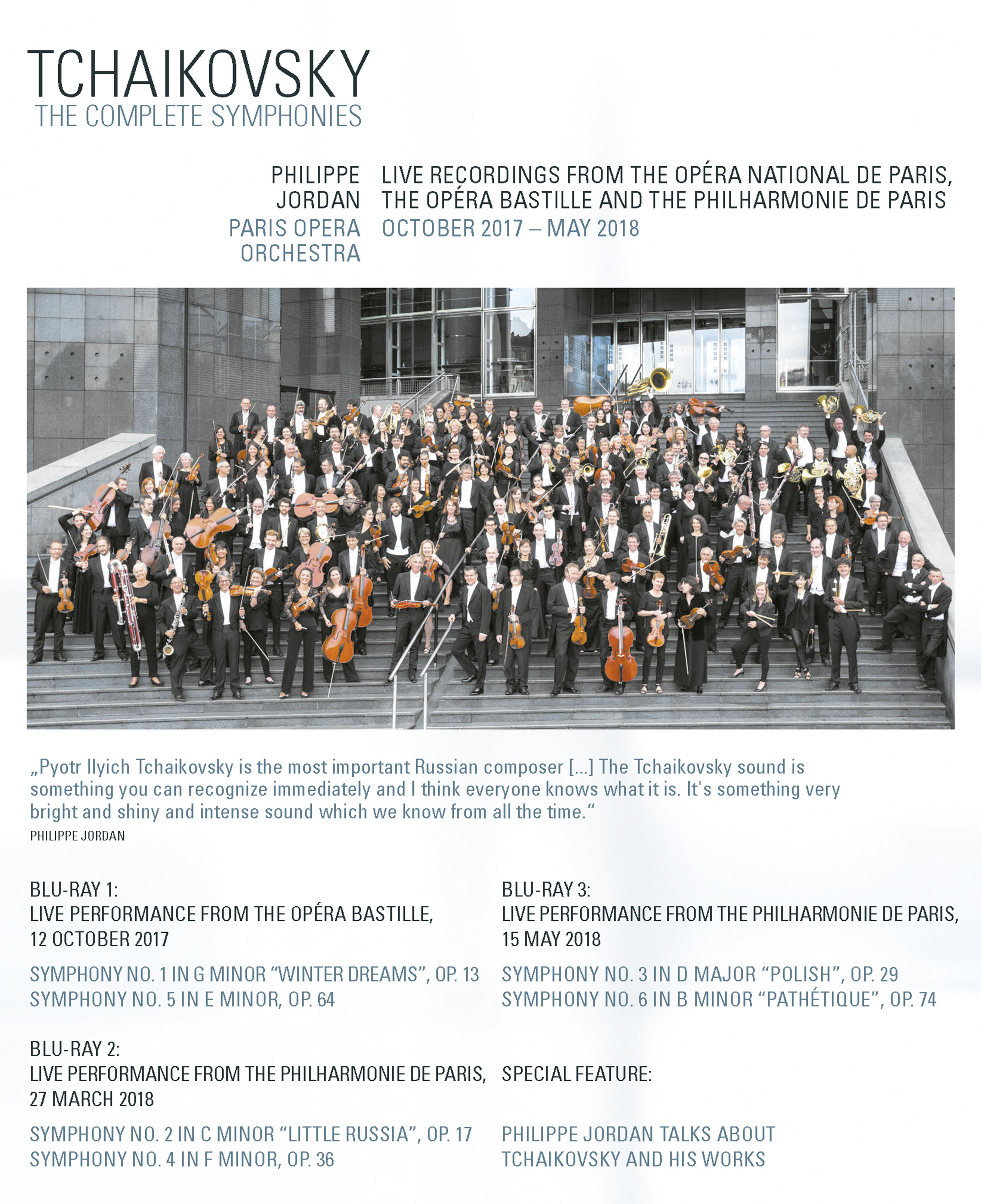 Rückseitencover Tchaikovsky