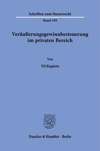 Vorderes Coverbild Veräußerungsgewinnbesteuerung im privaten Bereich