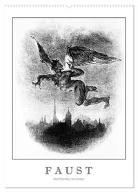 Vorderes Coverbild Faust - Weltliteraturkalender (Wandkalender 2026 DIN A2 hoch), CALVENDO Monatskalender