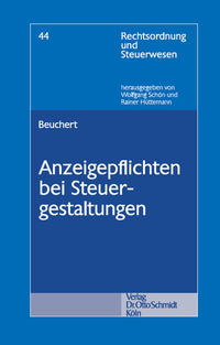Vorderes Coverbild Anzeigepflichten bei Steuergestaltungen