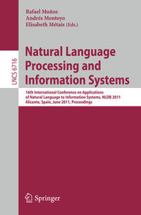 Vorderes Coverbild Natural Language Processing and Information Systems
