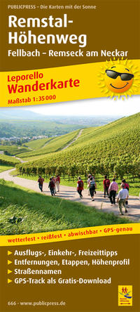 Vorderes Coverbild Remstal-Höhenweg, Fellbach - Remseck am Neckar