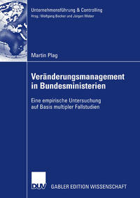 Vorderes Coverbild Veränderungsmanagement in Bundesministerien