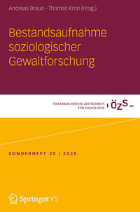 Vorderes Coverbild Bestandsaufnahme soziologischer Gewaltforschung