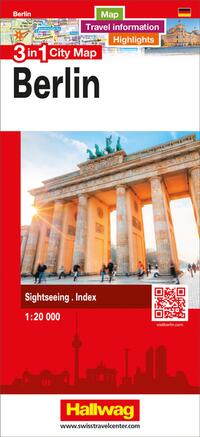 Vorderes Coverbild Hallwag Stadtplan Berlin