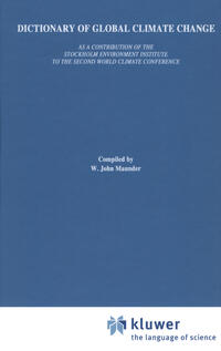 Vorderes Coverbild Dictionary of Global Climate Change