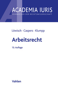 Vorderes Coverbild Academia Iuris / Arbeitsrecht