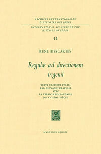 Vorderes Coverbild Regulæ ad Directionem IngenII