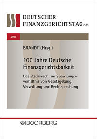 Vorderes Coverbild 15. Deutscher Finanzgerichtstag 2018
