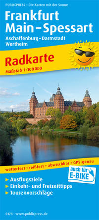 Vorderes Coverbild Frankfurt - Main - Spessart, Aschaffenburg - Darmstadt, Wertheim