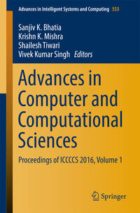 Vorderes Coverbild Advances in Computer and Computational Sciences