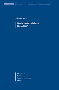 Vorderes Coverbild Was ist deutsch-jüdische Normalität?