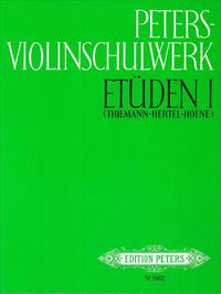 Vorderes Coverbild Peters-Violinschulwerk: Etüden, Band 1