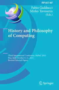 Vorderes Coverbild History and Philosophy of Computing