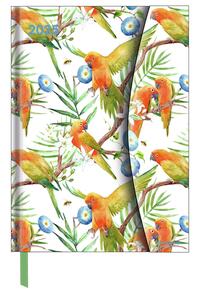 Vorderes Coverbild N NEUMANNVERLAGE - Jungle 2025 Diary, 16x22cm, Taschenkalender mit Magnetverschluss und Lesebändchen, Tasche für Visitenkarte, Jahres- und Monatsübersicht und internationales Kalendarium